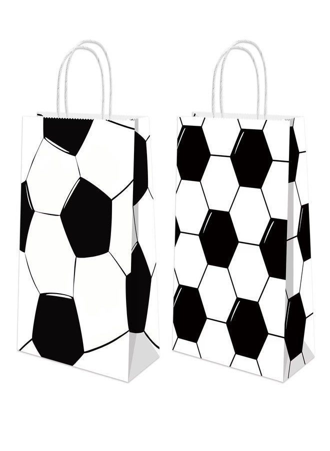BQC 16 Pcs Soccer Gift Bags with Handles Soccer Party Decorations - Image 1